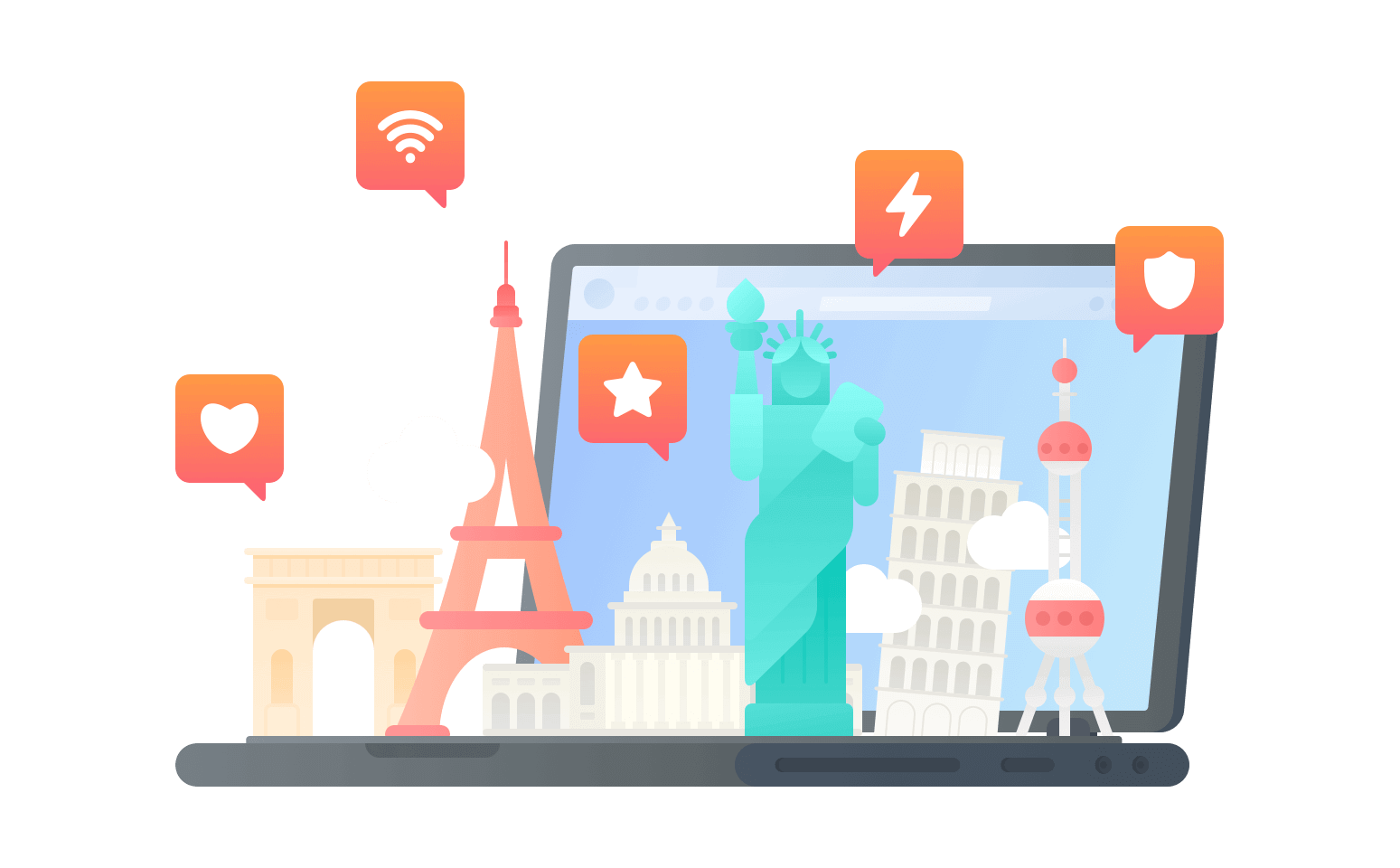 在圣卢西亚连接到中国的加速器 - 返华VPN